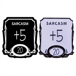 Épinglette en métal émaillé RPG +5 D20, jeu de rôle Dungeon DnD, dés de dragon, badges de revers, broches <span class=keywords><strong>manga</strong></span>, <span class=keywords><strong>accessoires</strong></span> de mode pour femmes - Product Image 1