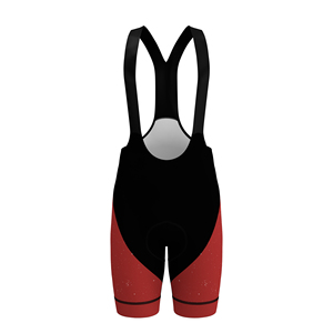 HIRBGOD Cuissard à bretelles de cyclisme unisexe respirant léger <span class=keywords><strong>cycliste</strong></span> bas rouge Design court pantalon à bretelles de vélo <span class=keywords><strong>avec</strong></span> insert de siège - Product Image 1
