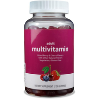 Gommes multivitaminées pour adultes aux saveurs de fruits rouges et de cerises, 150 unités, pack de 75 jours, lot de 1