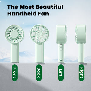 Ventilatore Elettrico Tascabile ad Alta Velocità, Mini Ventilatore da Tavolo Ricaricabile con Batteria da 2000mAh per Hotel, Camper e Uso Esterno - Product Image 2