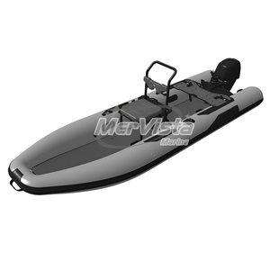 Nouveau produit 2025, bateau pneumatique de 4 m, kayak en caoutchouc avec plancher gonflable pour la pêche, kayak en caoutchouc gonflable pour 3 personnes - Product Image 2