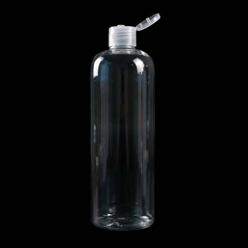 Fornitore di bottiglie di plastica 50ml 60ml 100ml 120ml 150ml 250ml 500ml disinfettante per le mani bottiglie di plastica per animali domestici in plastica con coperchio a scatto