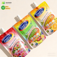 Sachets refermables personnalisés avec logo imprimé, résistants à l'humidité et aux odeurs, pour aliments pour animaux, nouilles, salades et sushis