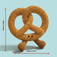 Kit de matériel de crochet Amigurumi fait main, fournitures complètes, ensemble de jouets en tricot pour débutants, projet artisanal, cadeau de Noël