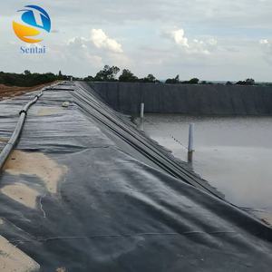 Revestimiento de HDPE para Estanques Industriales, para Piscifactorías, Camaroneras y Acuicultura, Ecológico, Duradero, <span class=keywords><strong>Precio</strong></span> Directo de Fábrica por Metro Cuadrado - Product Image 3