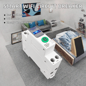 TOMZN Ewelink 1P+N 63A 110V 220V WIFI Smart Switch Energy Meter Kwh Metering Circuit Breaker <b>Timer</b> Model:TOB9L-63M TOB9L-63M TOB - Product Image 2