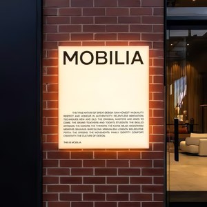 Letrero Luminoso Acrílico, Letrero Colgante para Exteriores, Letrero para Cafetería, Letrero Luminoso LED Rectangular para Calle, Letrero Comercial Impermeable para Cafetería - Product Image 5