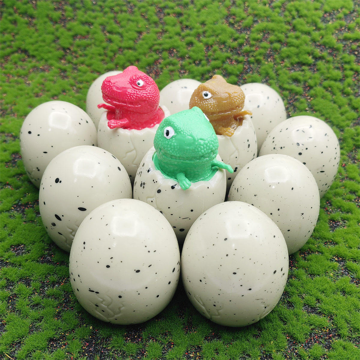 New Pack Random Dinosaur Eggs Squishy Toys Soft Silicone Slow Rebound BPA Free Stress Relief Fidget for Kids Adults Anxiety