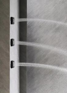 वर्षा वर्षा स्नान समारोह के साथ सेट, ठोस पीतल ठंडा और गर्म बटन स्विच से बना - Product Image 3