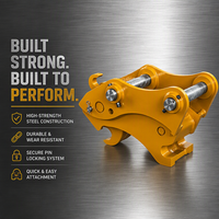 Connecteur de remorquage robuste et durable pour excavatrice, directement de l'usine, pour machines compactes avec système de verrouillage de sécurité