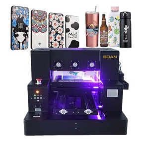 Soan Hot Sell DTF UV Flex <b>Printer</b> for Plastic Phone Cases Tumblers Lighters & License Plates-Portable Small Business Use - Product Image 1
