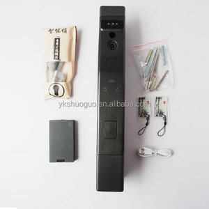 Vente flash - Personnalisation complète - Serrure de porte intelligente automatique en alliage de zinc avec reconnaissance faciale 3D, caméra et empreintes digitales - Product Image 5