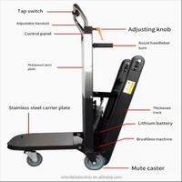 Máquina Eléctrica para Subir Escaleras de 200 kg, 300 kg, 400 kg, Personalizable, Sistema de Ruedas para Trabajo Pesado, Cumple con la Normativa CE