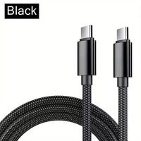 Câble de charge rapide USB-C vers USB-C 60W en nylon tressé pour iPhone 16, 16 Pro Max, 15, 15 Pro – Vente en gros
