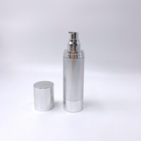 Vente en gros de flacons sans air en plastique de luxe transparents pour soins personnels, 15 ml, 20 ml, 30 ml, 50 ml, pour crème pour le corps et le visage