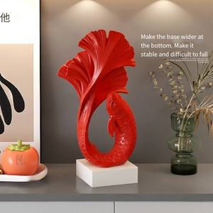 ห้องรับแขก<span class=keywords><strong>ปลา</strong></span>คาร์พปลา<span class=keywords><strong>ครา</strong></span><span class=keywords><strong>ฟ</strong></span>สไตล์จีนงานฝีมือเรซิ่นสำหรับตกแต่งบ้าน - Product Image 4