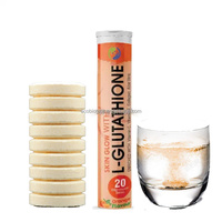 Ausreson L-glutathion Vitamine C Complément Alimentaire Marque Privée Halal Blanchiment Naturel de la Peau 1000mg Comprimés Effervescents de L-glutathion