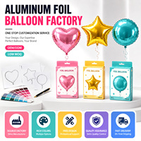Ballon gonflable en aluminium pour décoration d'anniversaire, OEM ODM, style INS, en forme de gâteau, arc-en-ciel, soleil, cadeau de fête, jouet