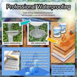 Polyurethane <b>Waterproof</b> Coating High Performance Durable Eco-Friendly High Strength Liquid for Roof Floor Wall Indoor Outdoor - Product Image 5