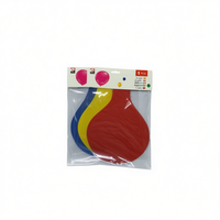 Ballons ronds en latex jetables MNJ, grand format, 12 pièces, couleurs assorties, pour la décoration de fête d'anniversaire des enfants