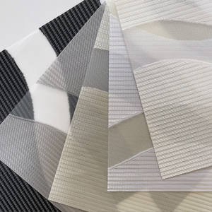 De estilo <span class=keywords><strong>coreano</strong></span> de la tela 100% poliéster cebra persianas de tela de doble capa de tela - Product Image 4