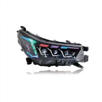 Phares LED de Rétrofit à 3 Lentilles GR RGB Couleur 12V 70W 6000 lm 6000K Universels Neufs Plug and Play pour Hilux 21-25