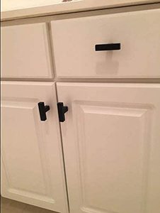 <span class=keywords><strong>Maniglie</strong></span> Nere <span class=keywords><strong>per</strong></span> Porte Scorrevoli in Acciaio Verniciato a Polvere, Robuste e Rustiche, <span class=keywords><strong>per</strong></span> <span class=keywords><strong>Cucina</strong></span>, Camera da Letto e Cancelli - Product Image 2