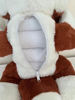 Quantité minimale de commande bas sur mesure petit intelligent activé pondéré chaud PP coton maille renard peluche peluche jouets bébé réconfortant cadeau de pâques