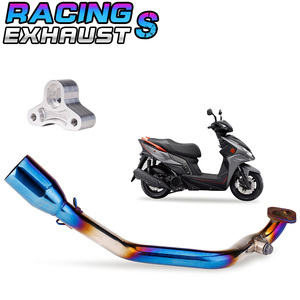 Tuyau d'échappement haute performance pour scooter Sym Kymco 125 Racing S 125, échappement de scooter <span class=keywords><strong>125cc</strong></span> 150cc, échappement 152qmi 157qmj - Product Image 3