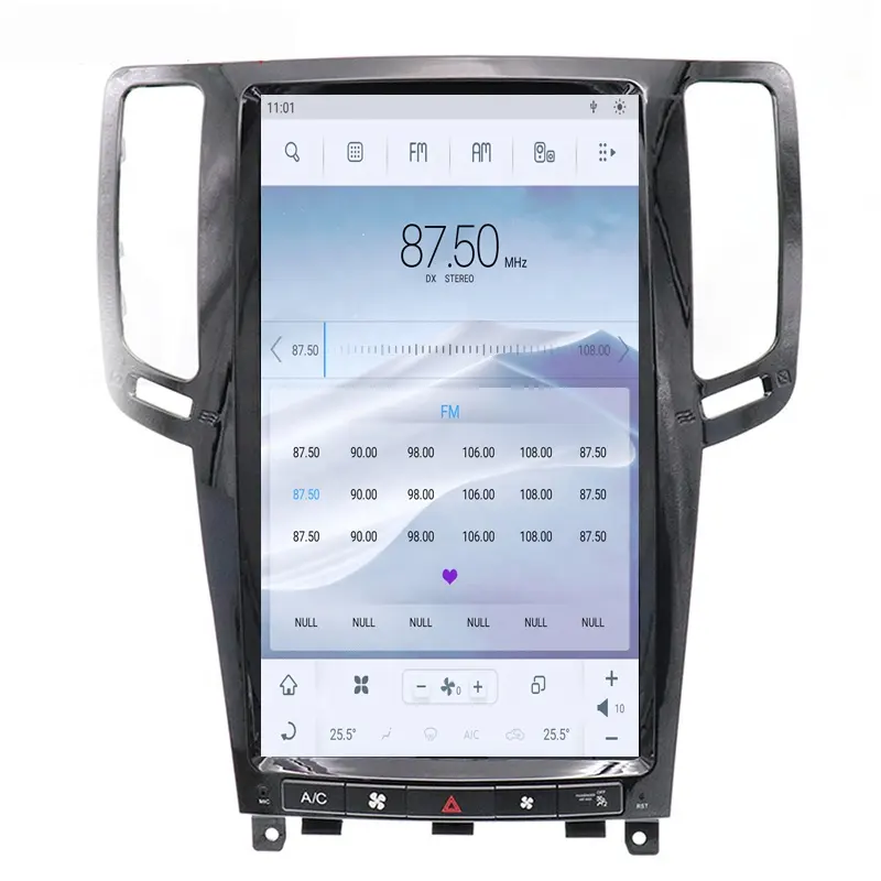 13.6 inch Android Car radio for Infiniti G37 G35 G25 G37S 2007-2013 Tesla Style Car Multimedia Player Wireless Carplay 4G