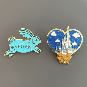 Fabrikant Geen Minimum Metalen Ijzer Zinklegering Gegoten Die Gesneden Custom Hard Zacht Email Goud Anime Cartoon Pinnen Metalen Logo Badges - Product Image 5