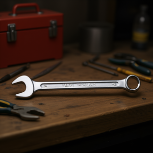 Fervi Combination Wrench Chrome Vanadium Steel 12mm Open End Box Spanner <b>Tool</b> - Product Image 3