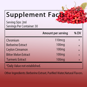 Ventes Flash ODM/OEM : Complément d'extrait de berbérine 9-en-1 - Gouttes liquides à base de plantes, Soutien immunitaire - Product Image 2