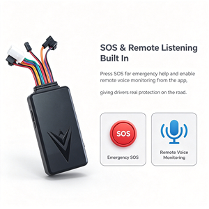 Traceur GPS 4G pour flotte de location GAR405 RS232 avec capteur de carburant, prise en charge de la surveillance du niveau de carburant et de la localisation - Product Image 2
