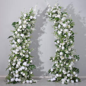 Arco Floral <span class=keywords><strong>de</strong></span> Seda Rojo Rosa para Bodas, Propuestas <span class=keywords><strong>de</strong></span> Matrimonio, Eventos, Ecológico, Duradero, 6-7 pies, para el Día <span class=keywords><strong>de</strong></span> San Valentín - Product Image 2