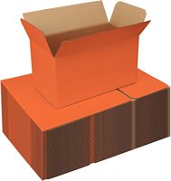 Caja de regalo de cartón corrugado portátil ecológica con color de tamaño personalizado y logotipo para envío, correo y almacenamiento de embalaje