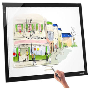 Factory Custom LED <b>Lighted</b> Drawing <b>Board</b> Adjustable Brightness LED Tracing <b>Light</b> Box Portable Sketching <b>Board</b> - Product Image 1