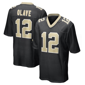 Camiseta de Fútbol Americano al por Mayor Bordada de los New Orleans Saints de Chris Olave # 41 Alvin Kamara # Uniforme de Fútbol Americano Número 6 de Tyler Shough - Product Image 3