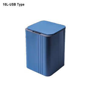 Tempat sampah otomatis pengisi daya USB plastik grosir pabrik - Product Image 1