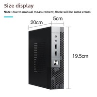 Nouveau mini PC Intel Core I7 haute performance |   Mémoire DDR4, stockage SSD |   Ordinateur de bureau standard pour usage professionnel/bureau/maison