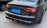 Diffuseur arrière en fibre de carbone de haute qualité pour Audi A8 10-14, compatible avec le kit carrosserie, pare-chocs, accessoires de voiture, mise à niveau, état neuf, pièces automobiles