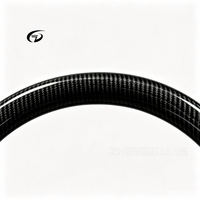Volant en fibre de carbone à motif, vente directe d'usine, spécialement conçu pour Toyota Hilux N70 N80 Revo