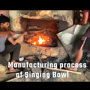 Juego de cuencos tibetanos con mazo de sonido de alquimia grande hecho a mano de Nepal, cuenco para cantar hecho a mano de diseño tradicional de Nepal - Product Image 5