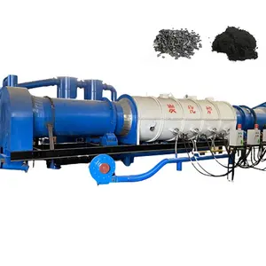 New design Biomass carbonized machine nut shell charcoal carbonization kiln