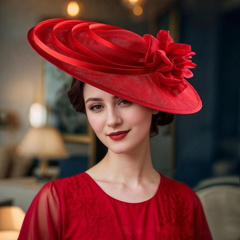 New Arrival Fancy Plush Church Hats