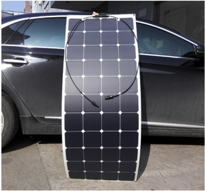 Alta eficiencia ETFE semi flexible panel solar 135 W 24 V (TUV IEC ROHS CE MCS) - Product Image 2