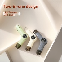 Tondeuse électrique et lime à ongles 2-en-1 LED de luxe en ABS pour animaux de compagnie (chats et chiens) – Outil de toilettage populaire