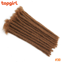Top fille court africain naturel artificiel dread locks accessoires tresses bricolage doux dread locks Crochet synthétique Extension de cheveux