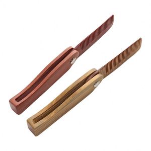 New Promotional Engraved Portable Manufacturer in Stock Lightweight Wooden Comb for Home Use - Product Image 1