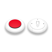 Botón de Emergencia Inalámbrico con Batería Reemplazable, Botón de Llamada de Emergencia, BLE 5.0, Beacon